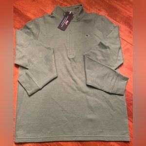 Vineyard Vines Boys Stripe Quarter Zip Saltwater - NWT